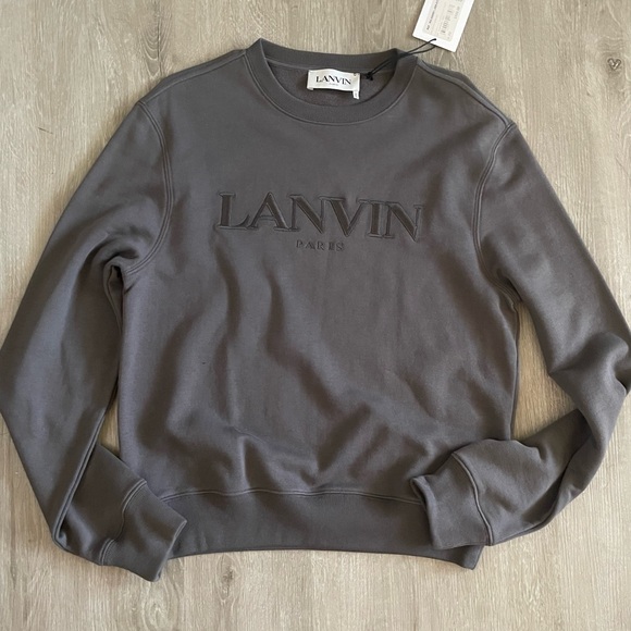Lanvin Embroidered Logo Sweatshirt